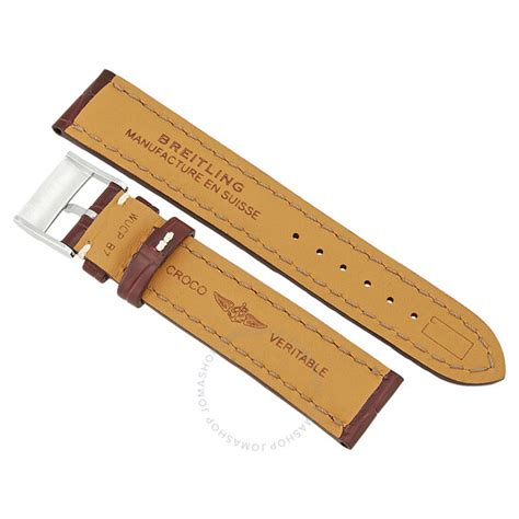 breitling crocodile watch strap|breitling watch straps for sale.